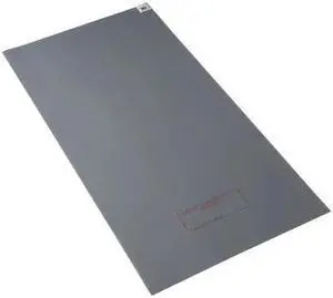CONDOR 6GPY5 Tacky Mat,Gray,18 x 36 In,PK4
