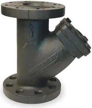 MUELLER STEAM SPECIALTY 4 752 iron body flanged Y Strainer, 4" Pipe, Flanged,