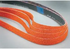 NORTON ABRASIVES 69957398023 Sanding Belt, 1/2 in W, 18 in L, Coated, Ceramic,
