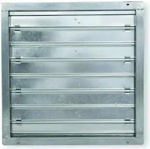 DAYTON 3C727 Mtrzd Damper,For Fan Dia. 24",100-240V