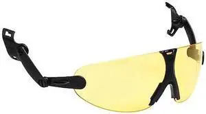 3M V903AF 3M, Clip-On Eyewear Anti-Fog & Anti-Scratch, Amber Lens, Amber Frame,