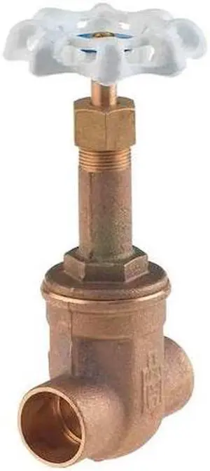 MILWAUKEE VALVE UP149 3/4 Gate Valve,3/4 In.,Solder