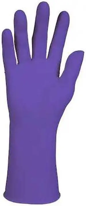 KIMTECH 50601 Purple Nitrile-Xtra, Disposable Gloves, 6 mil Palm, Nitrile,