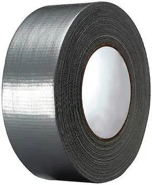 ZORO SELECT TC597-Silver-48MM X 55M Duct Tape, Silver, 60 yd L, 1-7/8 in W