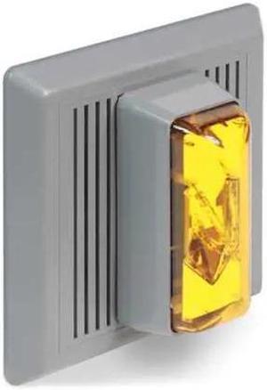 EDWARDS SIGNALING 869STRA-AQ Horn Strobe,Amber,24VAC/DC