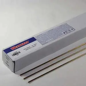 WESTWARD 30XP48 Brazing Alloy Rod,Bronze,5/32 in.