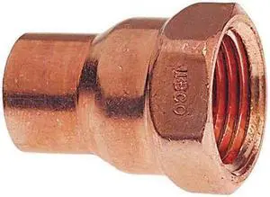 NIBCO 603R 1X11/4 1" NOM C x 1-1/4" FNPT Copper Adapter