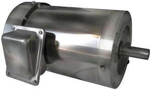 DAYTON 6WY56 Washdown Motor,3 Ph,TEFC,1 HP,1165 rpm