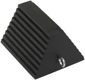 ZORO SELECT 2A092 Chock,Wheel,8 In D,Black