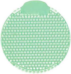 TOUGH GUY 55FJ82 Urinal Screen,Round,Green,2 lb,PK10