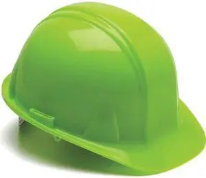 CONDOR 52LC87 Front Brim Hard Hat, Type 1, Class E, Pinlock (4-Point), Hi-Vis