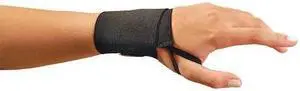 OCCUNOMIX 311-L68 Wrist Support, Thumb Loop, Black