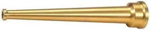 ZORO SELECT 6AKC5 Fire Hose Nozzle,1-1/2 In.,Brass