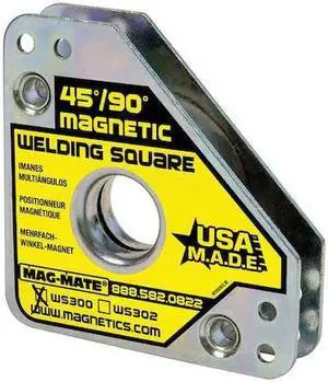 MAG-MATE WS300 Magnetic Weld Square,3-3/4x3-3/4in,60lb