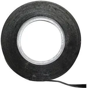 MAGNA VISUAL CT8-B Chart Tape,1/4 In W x 27 Ft L,Black