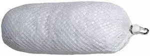 SPILLTECH WBB818 Sorbent Boom, 18 gal, 8 in x 18 in, Oil, White, Polyester