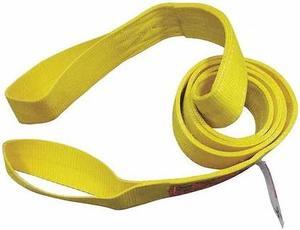 DAYTON 35XF35 Web Sling, Type 3, 4 ft L, 1 in W, Nylon, Yellow