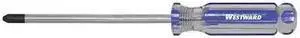 WESTWARD 401K93 General Purpose Pozidriv Screwdriver #3 Round