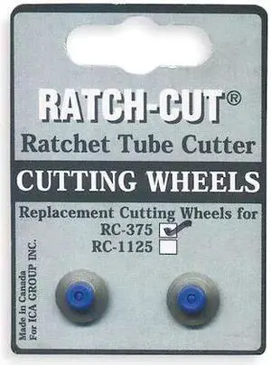 RATCH CUT RC375-7C Pack of 2 replacement cutter wheels for RC375