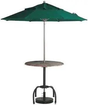 GROSFILLEX 98382031 Windmaster Umbrella, 98"H, Forest Green