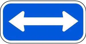 LYLE AR-007-12HA Arrow Supplemental Parking Sign,6" x 12, AR-007-12HA