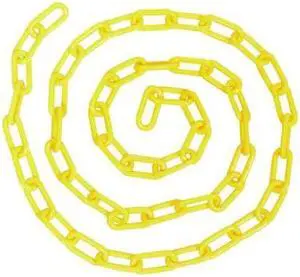 ZORO SELECT 2LEB3 Plastic Chain,240 In., Yellow