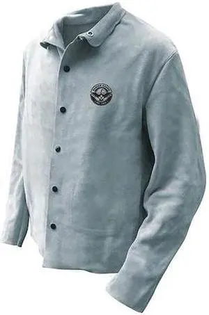 BDG 64-1-50P-M Welding Jacket, Cowhide, Snaps Closure, Inside Pocket Pockets,