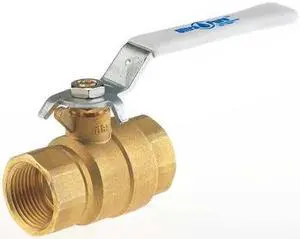 MILWAUKEE VALVE UPBA475B 1 1/4 1-1/4" FNPT Brass Ball Valve Inline