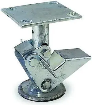 ZORO SELECT 5VP58 Floor Lock,Plate,6-3/8 in. H,4 x 4-1/2