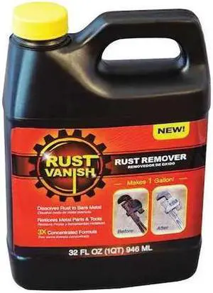 RUST VANISH 6005-004 15 oz. Clear or Milky Rust Converter,PK4
