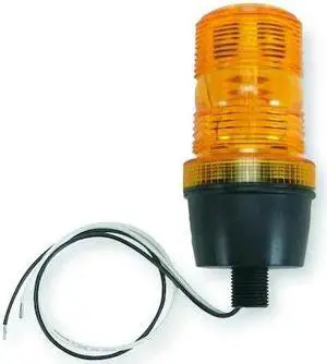 ZORO SELECT 2ERP2 Warning Light,Strobe Tube,Amber,120VAC
