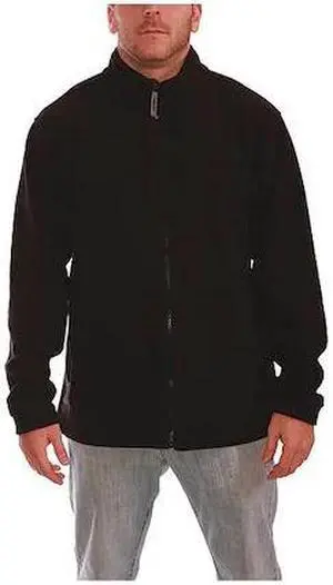 TINGLEY J72003 Men's Jacket, Polyester/Nylon, Zipper, Black, M
