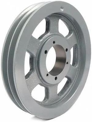ZORO SELECT 1542B 1/2 in to 2-1/2 in Quick Detachable Bushed Bore 2 Groove