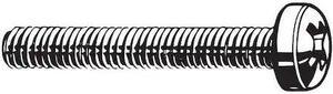 ZORO SELECT M51340.040.0016 M4-0.70 x 16 mm Phillips Fillister Machine Screw,