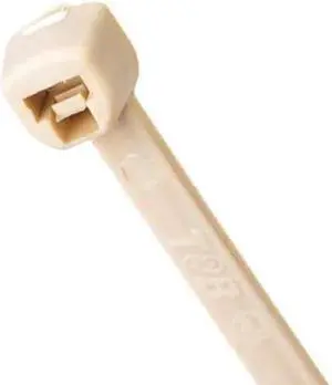 TY-FAST TY100-18-ANTI Cable Tie, 4-1/2 in L, 13/16 in Max Bundle Dia., Natural,