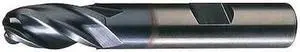 CLEVELAND C33362 4-Flute HSS Ball Nose Single End MIll Cleveland HG-4B-TC TiCN