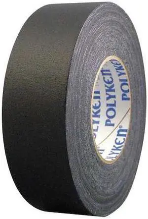 POLYKEN 510 Gaffers Tape,11.5 mil,1.5 In,Black