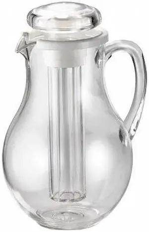 TABLECRAFT 328 Center Ice Core Pitcher, 3/4 Gallon Clear