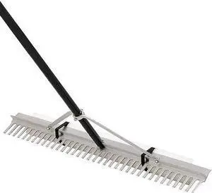 SEYMOUR MIDWEST 86036GR 36 in Aluminum Lake Rake, 36 Tines, 132 in L Aluminum