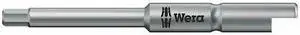 Wera Socket Bit, Metric, 1.5mm Tip Size Oiled  Steel  05135268001