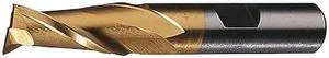 CLEVELAND C32509 Cobalt End Mill,5/16 In D,9/16 In Cut L
