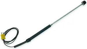 ZORO SELECT 4JPN8 Temp Probe,Industrial,Type K,-122 to932F