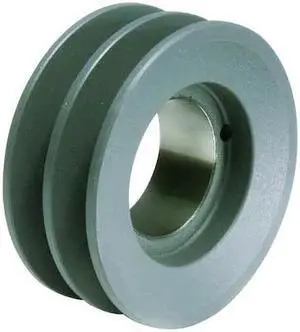 ZORO SELECT 2BK40 1/2 in to 1-1/2 in Quick Detachable Bushed Bore 2 Groove