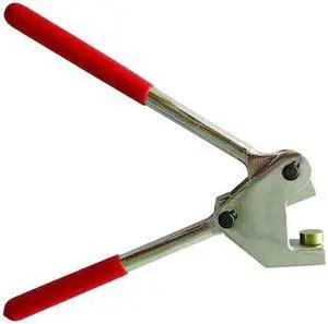 ZORO SELECT 1F132 Security Seal Press,Silver/Red
