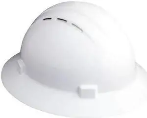 ERB SAFETY WEL19331WH Hard Hat, Americana, Polyethylene, 4 Point Pinlock, Type