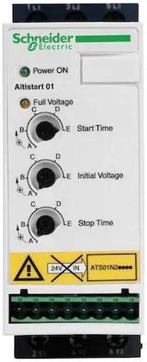 SCHNEIDER ELECTRIC ATS01N212RT Soft Start,460VAC,12A,3 Phase