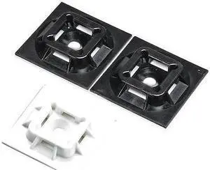 PANDUIT ABM2S-A-C Cable Tie, Mount, Adh, 1"xi1", Wh, PK100