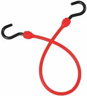 THE BETTER BUNGEE BBC18NR Bungee Cord,Red,18 in. L,1-1/2 in. W