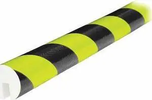 KNUFFI BY IRONGUARD SAFETY 60-6710-4 Edge Guard,Rounded,Fluorescent Bk/Yl