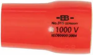WIHA 31519 3/8 in Drive, 19mm Hex, Metric Socket